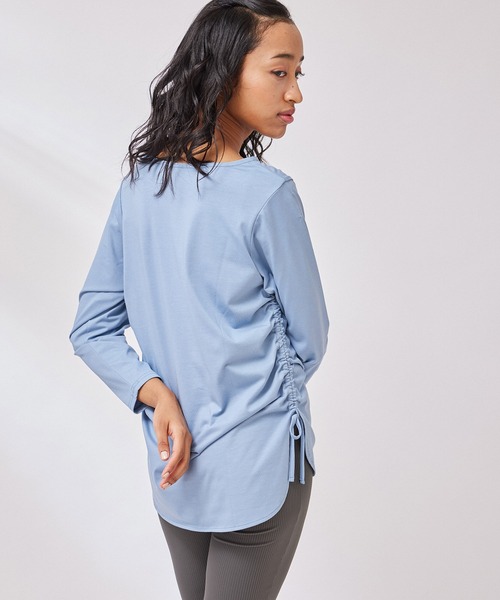 NERGY(ナージー)の「【UV&接触冷感】SURREALISMロングスリーブTシャツ(Tシャツ/カットソー・レディース・ホワイト/ブルー/ブラック・FREE)」の14枚目の写真