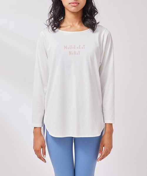 NERGY(ナージー)の「【UV&接触冷感】SURREALISMロングスリーブTシャツ(Tシャツ/カットソー・レディース・ホワイト/ブルー/ブラック・FREE)」の16枚目の写真