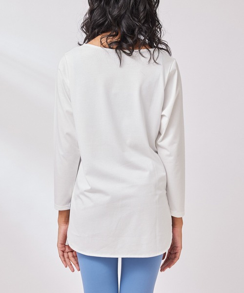 NERGY(ナージー)の「【UV&接触冷感】SURREALISMロングスリーブTシャツ(Tシャツ/カットソー・レディース・ホワイト/ブルー/ブラック・FREE)」の18枚目の写真