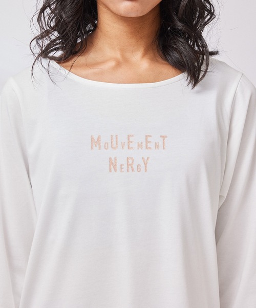 NERGY(ナージー)の「【UV&接触冷感】SURREALISMロングスリーブTシャツ(Tシャツ/カットソー・レディース・ホワイト/ブルー/ブラック・FREE)」の19枚目の写真