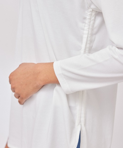 NERGY(ナージー)の「【UV&接触冷感】SURREALISMロングスリーブTシャツ(Tシャツ/カットソー・レディース・ホワイト/ブルー/ブラック・FREE)」の21枚目の写真