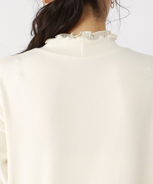 studio CLIP(スタディオクリップ)の「シフォンレイヤードプルオーバー(Tシャツ/カットソー・レディース・オフホワイト/ライトベージュ/ライトグレー/スモーク・MEDIUM/LARGE)」の18枚目の写真