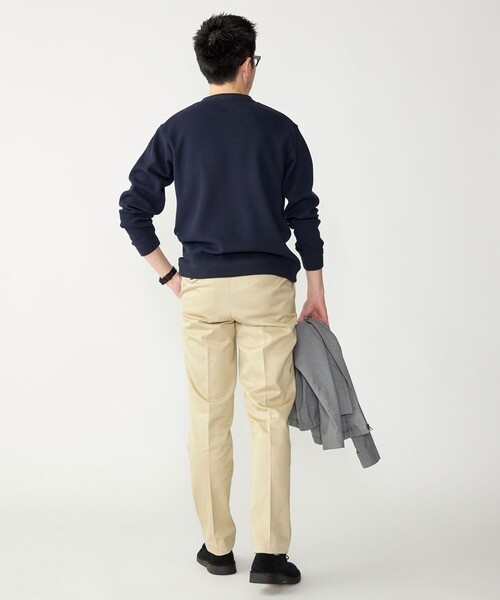 SHIPS(シップス)の「SHIPS: カット ジャカード バーズアイ クルーネック 長袖 Tシャツ(Tシャツ/カットソー・メンズ・ネイビー/ベージュ/グレー・LARGE/MEDIUM/SMALL)」の13枚目の写真