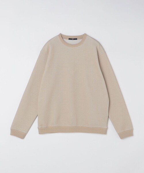 SHIPS(シップス)の「SHIPS: カット ジャカード バーズアイ クルーネック 長袖 Tシャツ(Tシャツ/カットソー・メンズ・ネイビー/ベージュ/グレー・LARGE/MEDIUM/SMALL)」の11枚目の写真