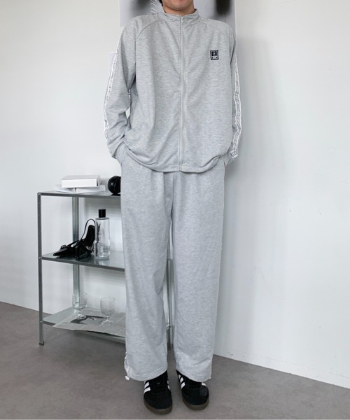 『美品』ジャージ　セットアップ ジャージ 「セットアップ」ラインロゴ スウェットジャージパンツ