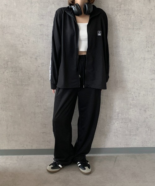 セール】【セットアップ】ラインロゴ スウェットジャージパンツ