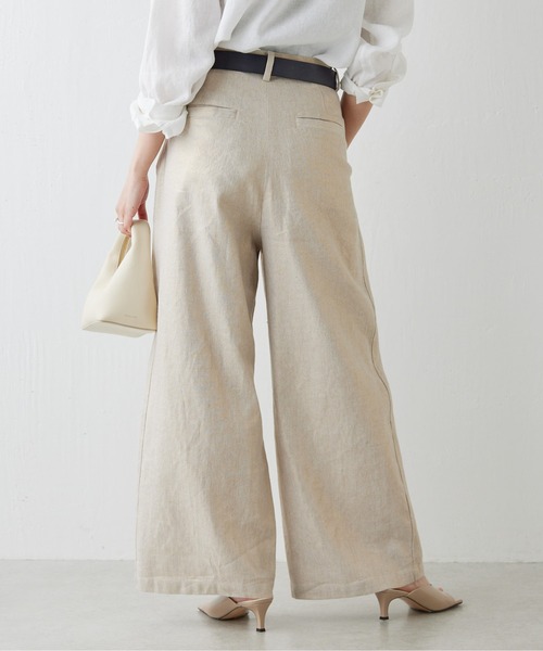 GALLARDAGALANTE（ガリャルダガランテ）の「箔プリントタックワイドパンツ（チノパンツ・レディース・ゴールド/シルバー・0/1）」の11枚目の写真