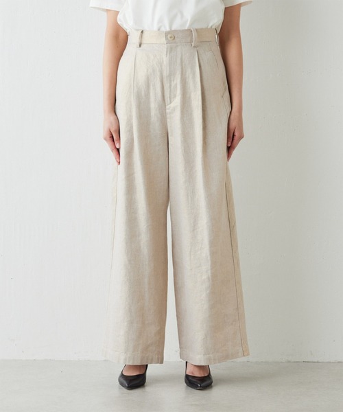 GALLARDAGALANTE（ガリャルダガランテ）の「箔プリントタックワイドパンツ（チノパンツ・レディース・ゴールド/シルバー・0/1）」の16枚目の写真