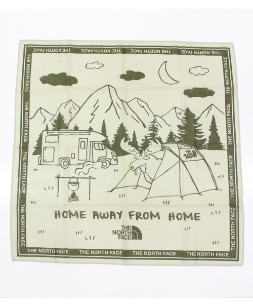 THE NORTH FACE(ザノースフェイス)の「バンダナ ハンカチ キャンピング マウンテン BANDANA_CAMPING_MOUNTAIN(バンダナ/スカーフ・メンズ・B/C/D/E・ONE)」の2枚目の写真