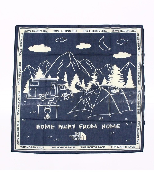 THE NORTH FACE(ザノースフェイス)の「バンダナ ハンカチ キャンピング マウンテン BANDANA_CAMPING_MOUNTAIN(バンダナ/スカーフ・メンズ・B/C/D/E・ONE)」の3枚目の写真