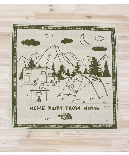 THE NORTH FACE(ザノースフェイス)の「バンダナ ハンカチ キャンピング マウンテン BANDANA_CAMPING_MOUNTAIN(バンダナ/スカーフ・メンズ・B/C/D/E・ONE)」の5枚目の写真