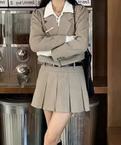 HALEY PESCA（ヘーリーペスカ）の「HALEY PESCA/無地ヘンリーネックポロカットソー ロンT（Tシャツ/カットソー・レディース・ブラック/ホワイト/グレー・SMALL/MEDIUM/LARGE）」の9枚目の写真