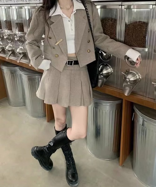 HALEY PESCA（ヘーリーペスカ）の「HALEY PESCA/無地ヘンリーネックポロカットソー ロンT（Tシャツ/カットソー・レディース・ブラック/ホワイト/グレー・SMALL/MEDIUM/LARGE）」の10枚目の写真