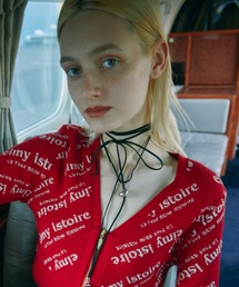 EIMY ISTOIRE | Plump Heartリボンチョーカー(ネックレス)