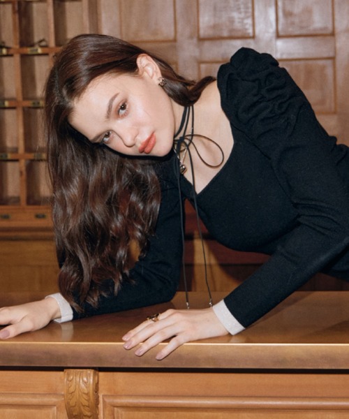 EIMY ISTOIRE（エイミーイストワール）の「Plump Heartリボンチョーカー（ネックレス・レディース・シルバー/ゴールド・FREE）」の16枚目の写真