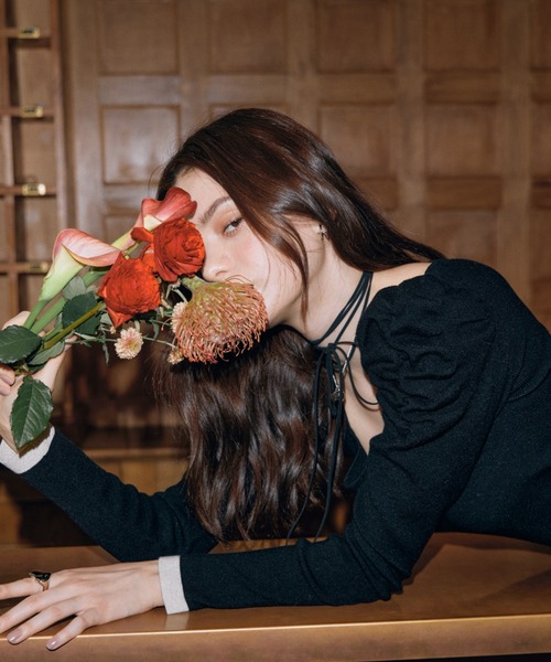 EIMY ISTOIRE（エイミーイストワール）の「Plump Heartリボンチョーカー（ネックレス・レディース・シルバー/ゴールド・FREE）」の17枚目の写真