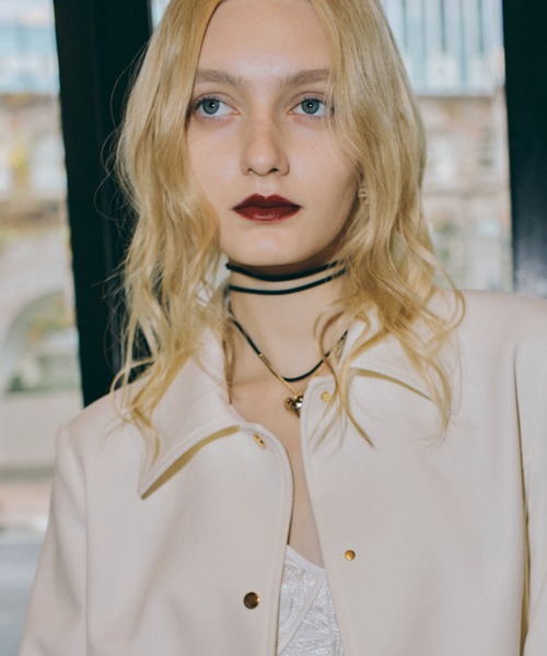 EIMY ISTOIRE（エイミーイストワール）の「Plump Heartリボンチョーカー（ネックレス・レディース・シルバー/ゴールド・FREE）」の5枚目の写真