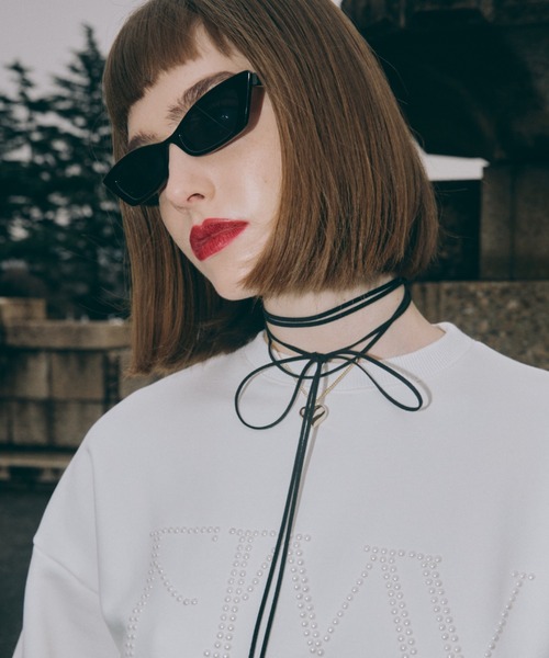 EIMY ISTOIRE（エイミーイストワール）の「Plump Heartリボンチョーカー（ネックレス・レディース・シルバー/ゴールド・FREE）」の12枚目の写真