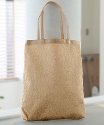 PourVous（プールヴー）の「レース サブバッグ 結婚式 同窓会 オケージョン お呼ばれ （トートバッグ）」