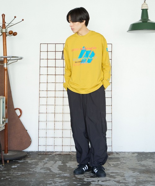 PBLIM（ページボーイリム）の「PBLIM/シャーリングカーゴパンツ（カーゴパンツ・レディース・ブラック/グレー/カーキ・MEDIUM/LARGE）」の4枚目の写真