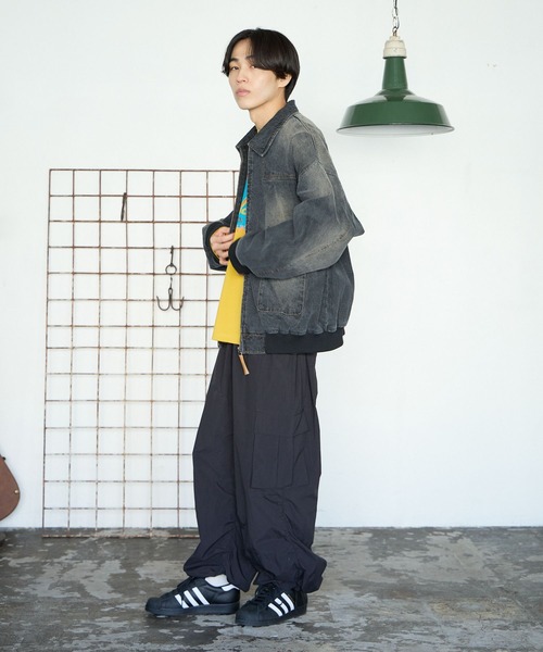 PBLIM（ページボーイリム）の「PBLIM/シャーリングカーゴパンツ（カーゴパンツ・レディース・ブラック/グレー/カーキ・MEDIUM/LARGE）」の7枚目の写真