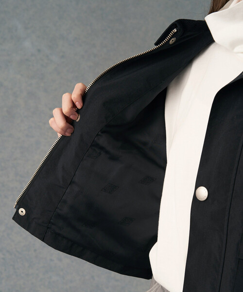 DANTON（ダントン）の「WOMEN'S NYLON TAFFETA SHORT JACKET（ブルゾン