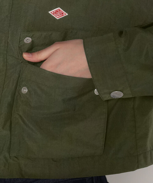DANTON オリーブジャケット サイズ34 SALE 20%OFF】◇DANTON(ダントン) COVERALL JACKET カバーオール