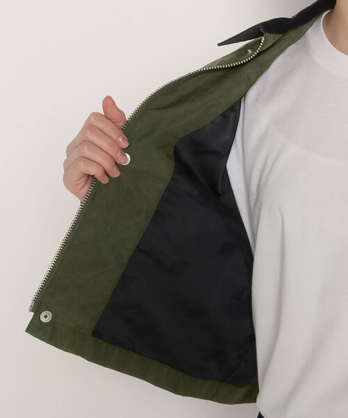 DANTON（ダントン）の「WOMEN'S NYLON TAFFETA SHORT JACKET（ブルゾン