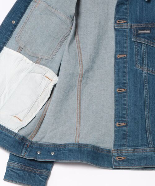 Eddie Bauer（エディーバウアー）の「デニム トラッカー ジャケット（デニムジャケット・メンズ・ブルー/ブラック/ライトブルー・S/M/L/XL/XXL）」の5枚目の写真