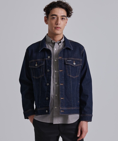 Eddie Bauer   エディーバウアー スエード トラッカージャケット Eddie Bauer（エディーバウアー）の「デニム トラッカー