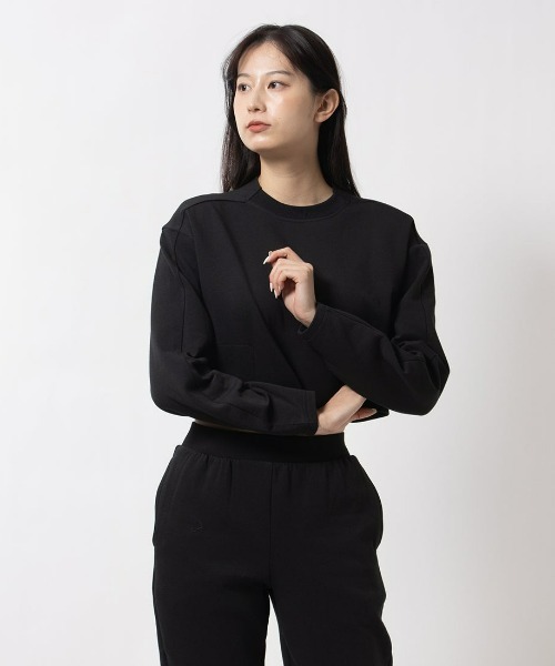 Reebok(リーボック)の「アクティブ コール ドリームブレンド ミッドレイヤー / ACTIV COLL DREAMBLEND MIDLAYER(Tシャツ/カットソー・レディース・ブルーグレー/ブラック/アイボリー・LARGE/MEDIUM/SMALL/XX-LARGE/X-LARGE/X-SMALL)」の3枚目の写真