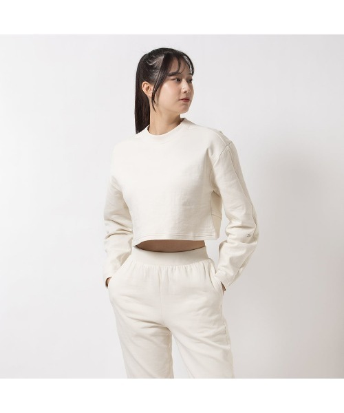 Reebok(リーボック)の「アクティブ コール ドリームブレンド ミッドレイヤー / ACTIV COLL DREAMBLEND MIDLAYER(Tシャツ/カットソー・レディース・ブルーグレー/ブラック/アイボリー・LARGE/MEDIUM/SMALL/XX-LARGE/X-LARGE/X-SMALL)」の8枚目の写真