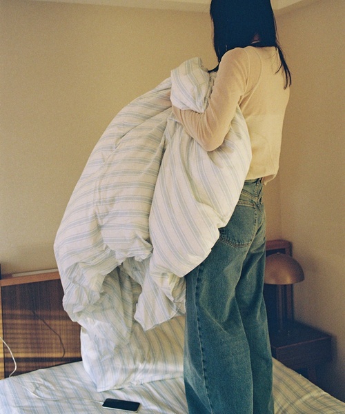 Charles Chaton（シャルルシャトン）の「C stripe duvet cover