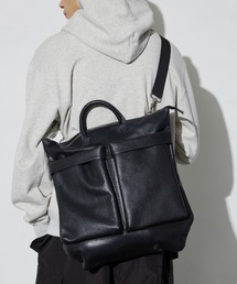 Firsthand/ファーストハンド Leather Helmet Bag / レザーヘルメットバッグ / 牛革 / 本革 / 2WAY