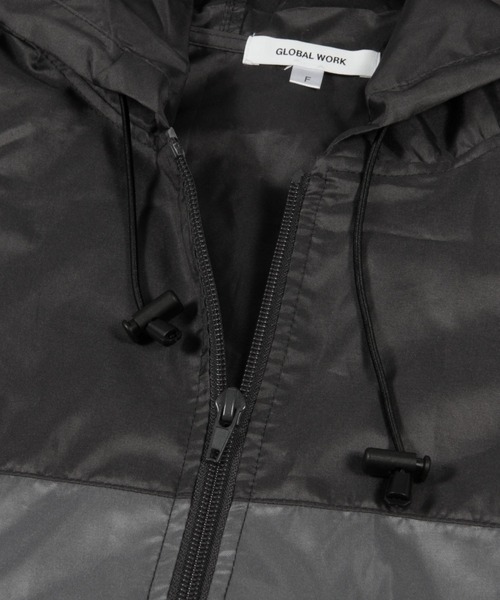 GLOBAL WORK（グローバルワーク）の「バイカラーレインポンチョ/986915（レインコート/ポンチョ・レディース・ミント/ベージュ/カーキ/チャコールグレー・FREE）」の16枚目の写真