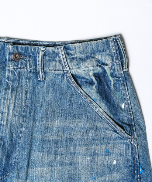 パンツ LIBERAIDERS STAMPED DENIM SARROUEL PANTS 再入荷】TRIBAL DENIM SARROUEL PANTS OW - Liberaiders® STORE