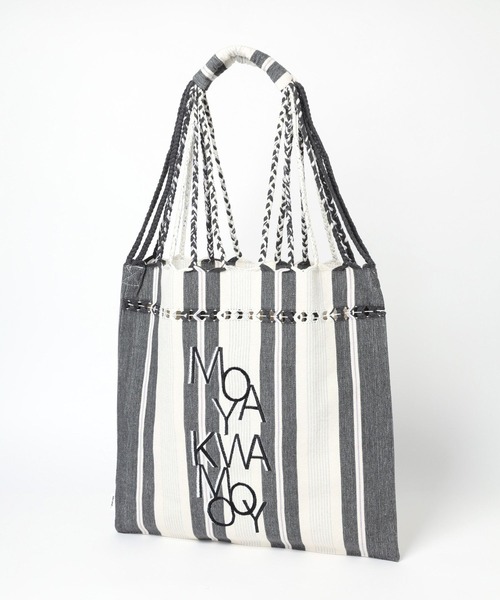 niko and...（ニコアンド）の「オリジナル透かしハンモックトートバッグ（トートバッグ・レディース・グレー/ブラック/ベージュ/オレンジ/その他1/ピンク・FREE）」の3枚目の写真