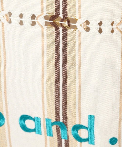 niko and...（ニコアンド）の「オリジナル透かしハンモックトートバッグ（トートバッグ・レディース・グレー/ブラック/ベージュ/オレンジ/その他1/ピンク・FREE）」の15枚目の写真