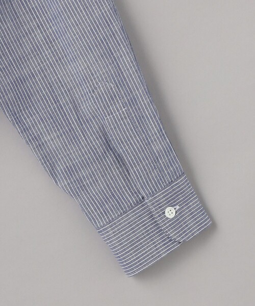 BEAUTY&YOUTH UNITED ARROWS(ビューティーアンドユースユナイテッドアローズ)の「ピンストライプ スラビー レギュラーフォルム テーパード シャツ(シャツ/ブラウス・メンズ・ケリー/コバルトブルー/ダークブラウン・S/M/L/XL)」の20枚目の写真