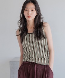 LOWRYS FARM | ガラニットタンク　104784(Tシャツ/カットソー)