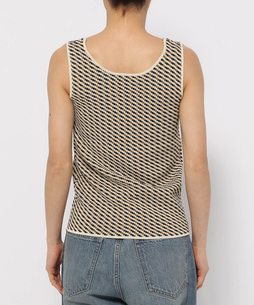 LOWRYS FARM（ローリーズファーム）の「ガラニットタンク　104784（Tシャツ/カットソー・レディース・ブラック/グリーン/ブラウン/アイボリー・FREE）」の12枚目の写真