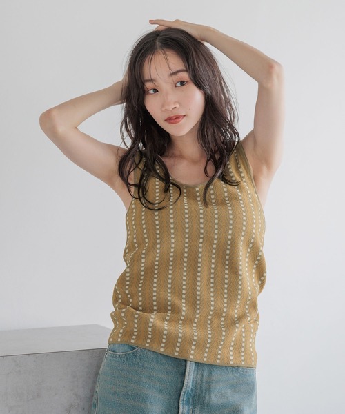LOWRYS FARM タンクトップ ノースリーブ USAベーシックタンク