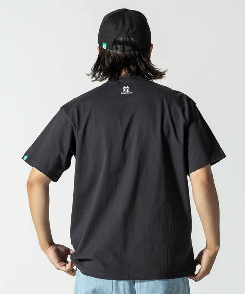 INHABITANT（インハビタント）の「inhabitant(インハビタント)Inhabitant house T-shirts/ロゴアレンジTシャツ/サーフィン/レジャー/スケートボード（Tシャツ/カットソー・メンズ・ブラック/グリーン/ホワイト・L/M）」の10枚目の写真