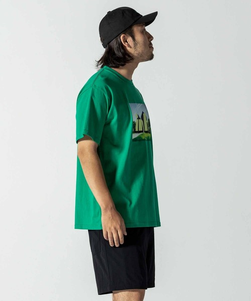 INHABITANT（インハビタント）の「inhabitant(インハビタント)Inhabitant house T-shirts/ロゴアレンジTシャツ/サーフィン/レジャー/スケートボード（Tシャツ/カットソー・メンズ・ブラック/グリーン/ホワイト・L/M）」の6枚目の写真
