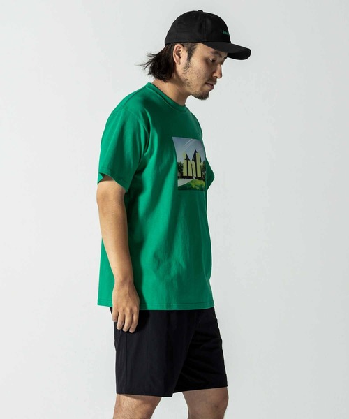 INHABITANT（インハビタント）の「inhabitant(インハビタント)Inhabitant house T-shirts/ロゴアレンジTシャツ/サーフィン/レジャー/スケートボード（Tシャツ/カットソー・メンズ・ブラック/グリーン/ホワイト・L/M）」の5枚目の写真
