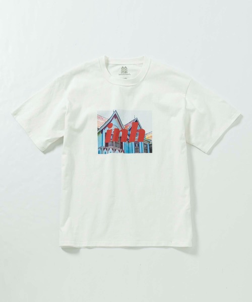 INHABITANT（インハビタント）の「inhabitant(インハビタント)Inhabitant house T-shirts/ロゴアレンジTシャツ/サーフィン/レジャー/スケートボード（Tシャツ/カットソー・メンズ・ブラック/グリーン/ホワイト・L/M）」の17枚目の写真