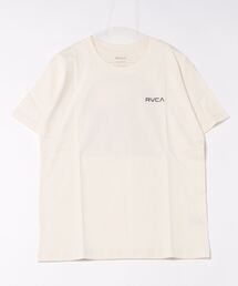 RVCA レディース SUNSET ST Tシャツ 【2024年春夏モデル】/ルーカワンポイントロゴ半袖バックプリントTシャツ