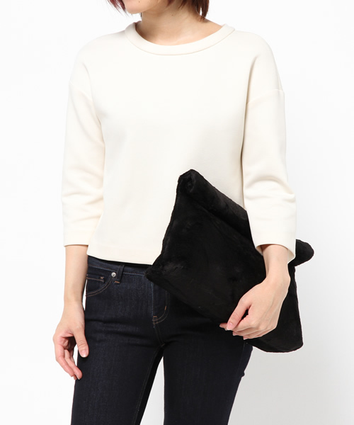 VENCEEXCHANGE（ヴァンスエクスチェンジ）の「ファークラッチバック（クラッチバッグ・レディース・ブラック/グレー/ベージュ/ホワイト・FREE）」の14枚目の写真