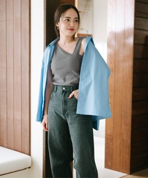 カップ付アシンメトリーデザインタンクトップ