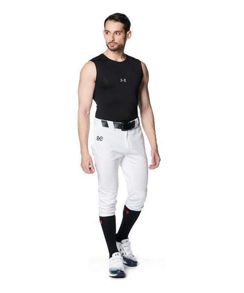 UNDER ARMOUR(アンダーアーマー)の「【使用禁止】UAヒートギアアーマー コンプレッション スリーブレス クルーネック シャツ(ベースボール/メンズ)(Tシャツ/カットソー・メンズ・ブラック・L/M)」の3枚目の写真
